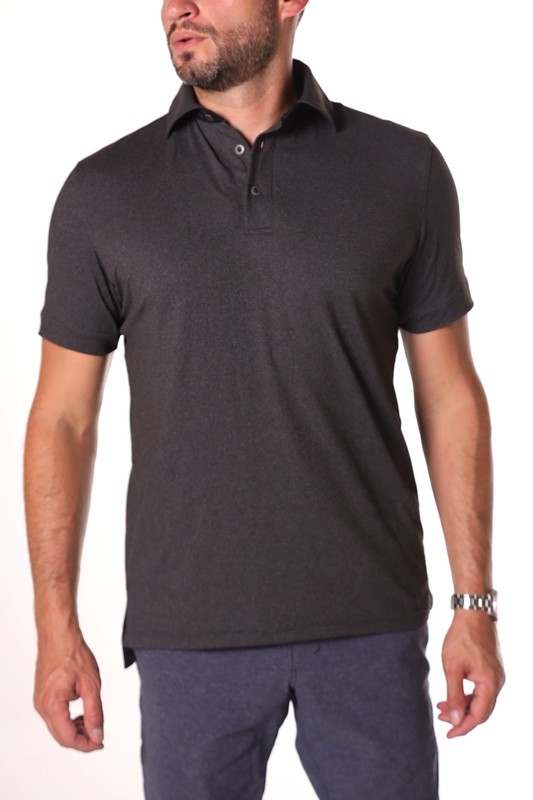 The Barenaked Polo - Charcaol