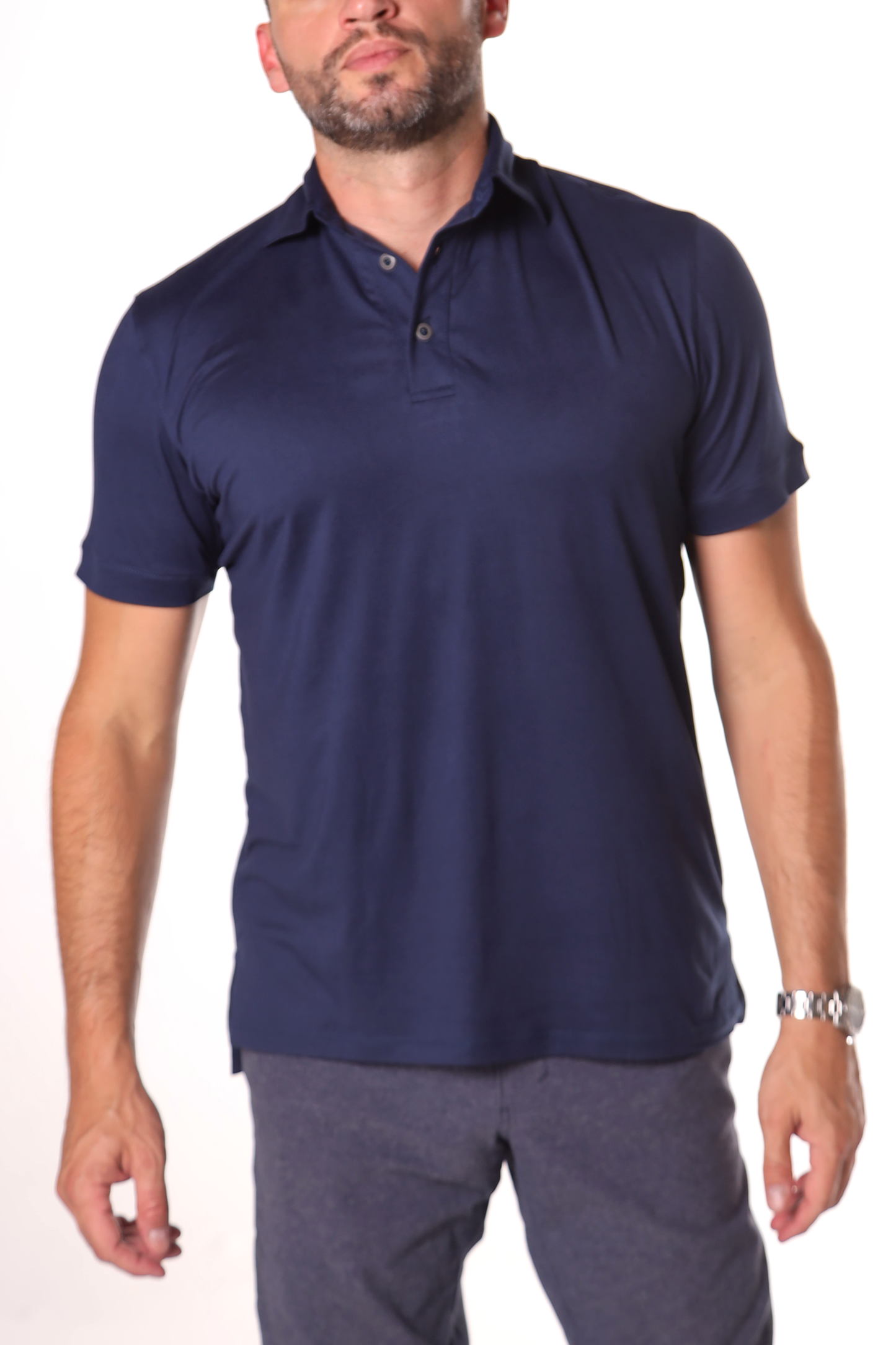 The Barenaked Polo - Navy