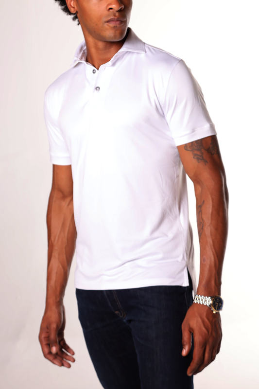 The Barenaked Polo - White