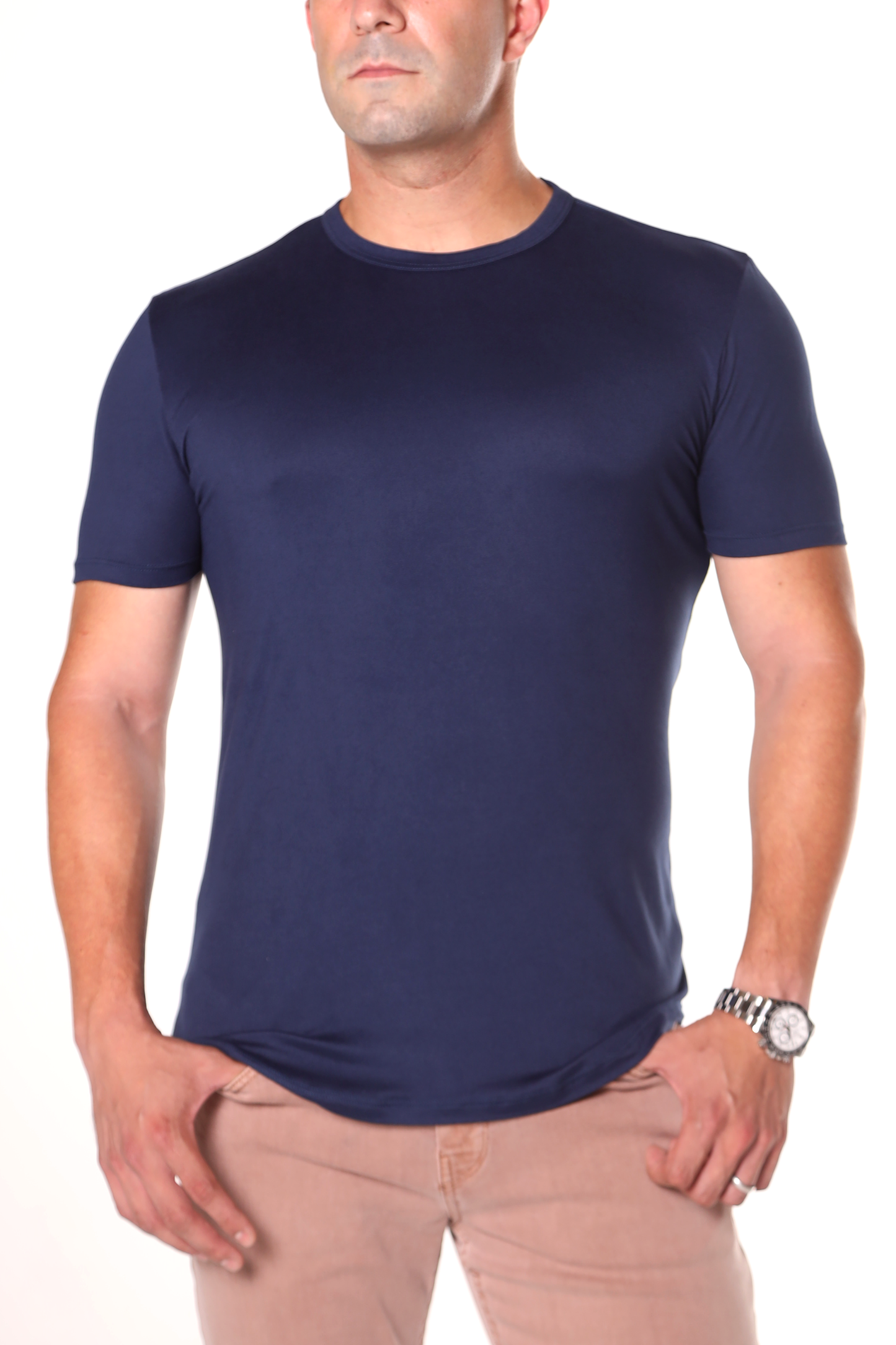 The Barenaked Tee - Navy